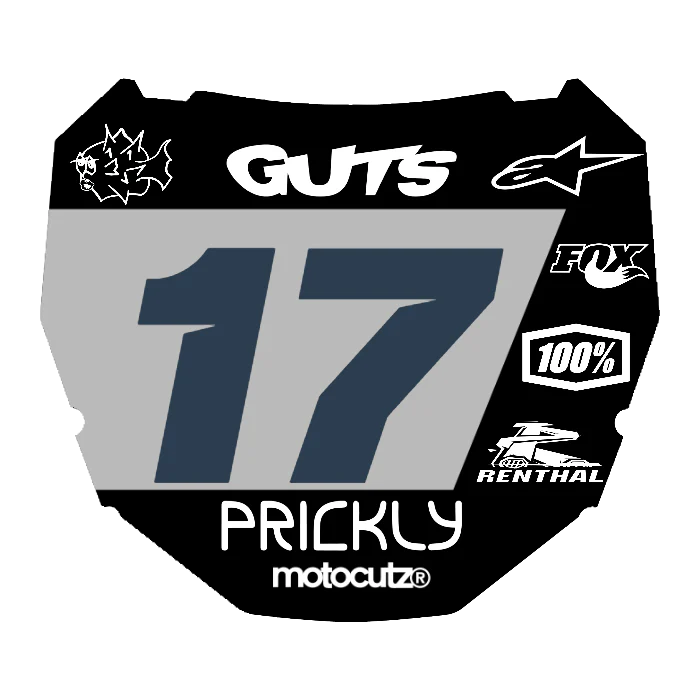 CUSTOM ODI NUMBER PLATE DECAL