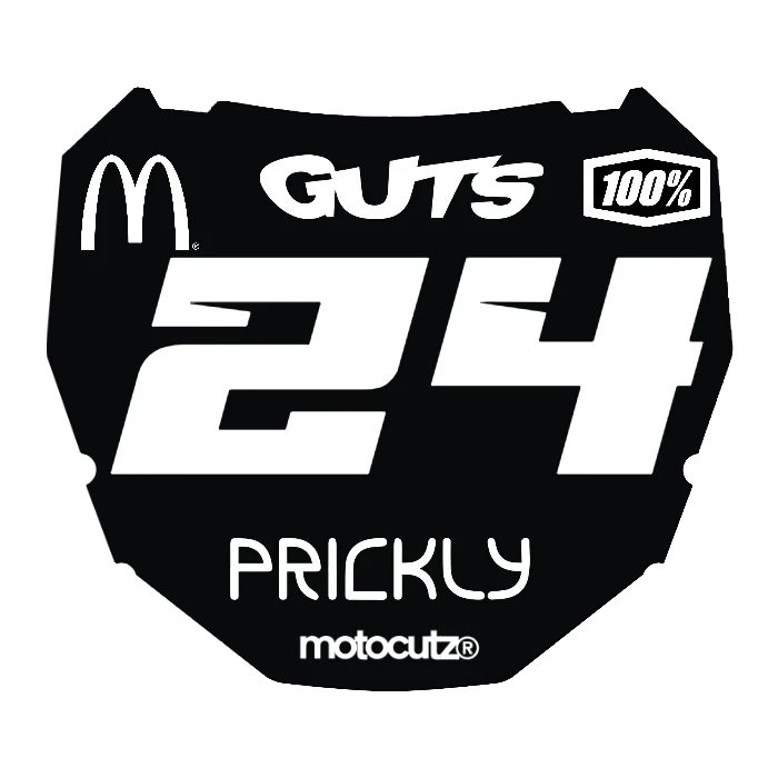 CUSTOM ODI NUMBER PLATE DECAL