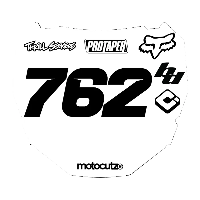 CUSTOM ODI NUMBER PLATE DECAL