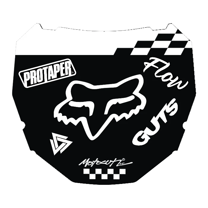 CUSTOM ODI NUMBER PLATE DECAL