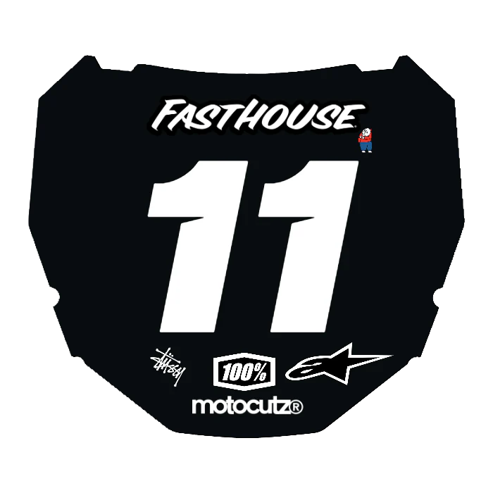 CUSTOM ODI NUMBER PLATE DECAL