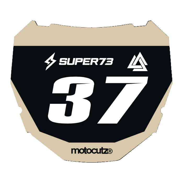 CUSTOM ODI NUMBER PLATE DECAL