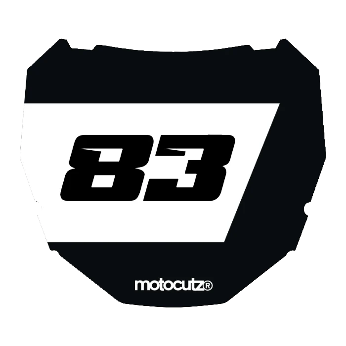 CUSTOM ODI NUMBER PLATE DECAL