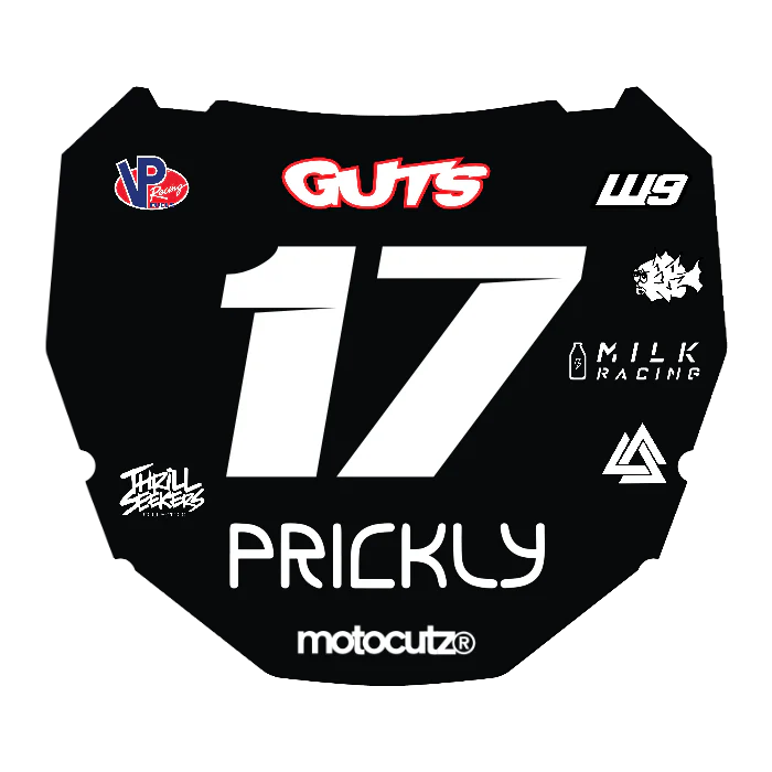CUSTOM ODI NUMBER PLATE DECAL