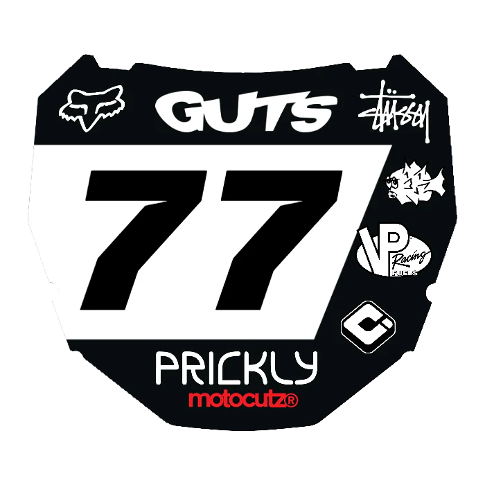 CUSTOM ODI NUMBER PLATE DECAL