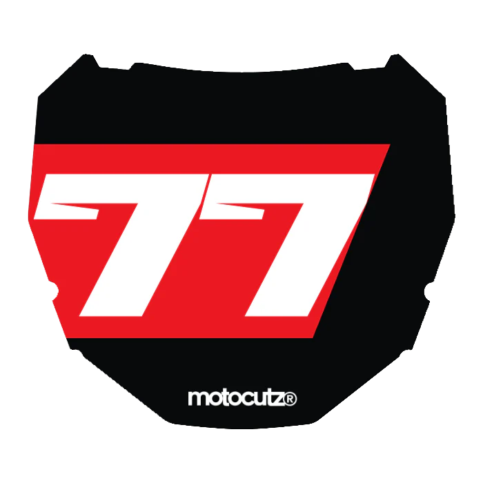 CUSTOM ODI NUMBER PLATE DECAL