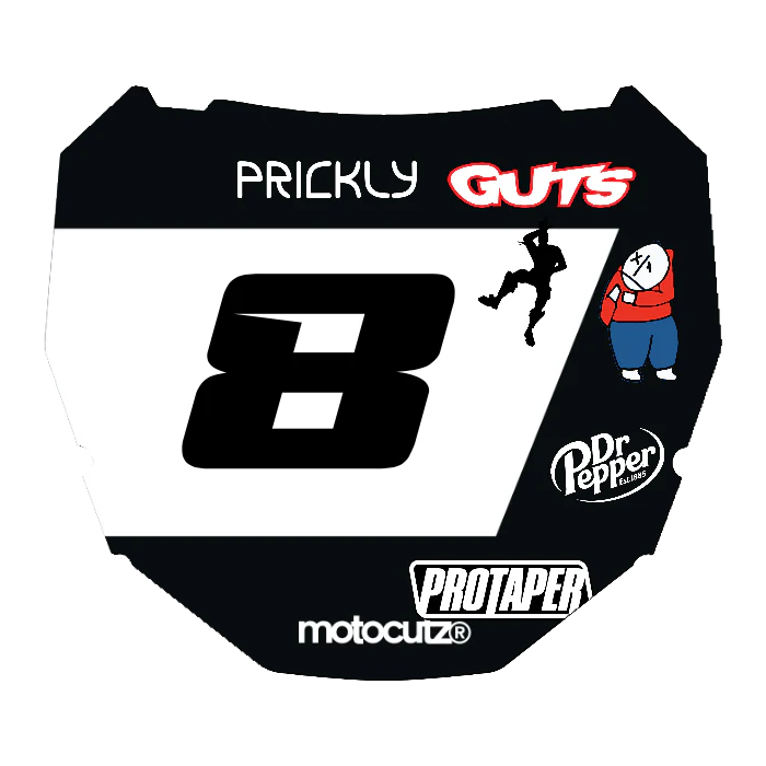 CUSTOM ODI NUMBER PLATE DECAL