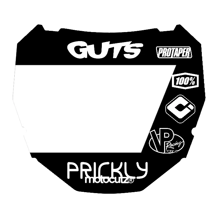 CUSTOM ODI NUMBER PLATE DECAL