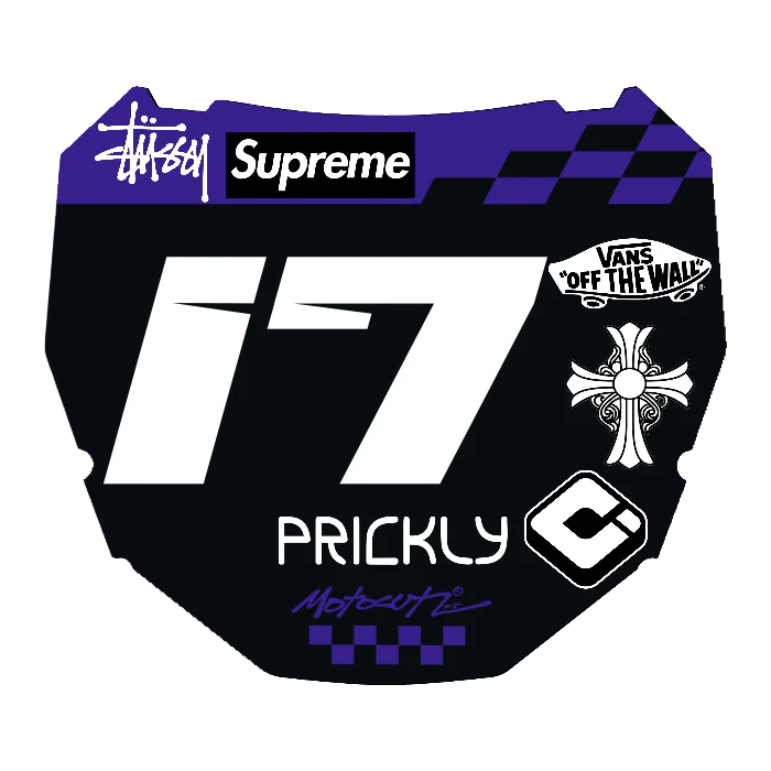 CUSTOM ODI NUMBER PLATE DECAL
