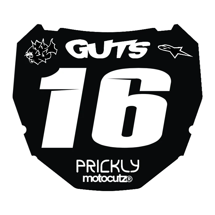 CUSTOM ODI NUMBER PLATE DECAL