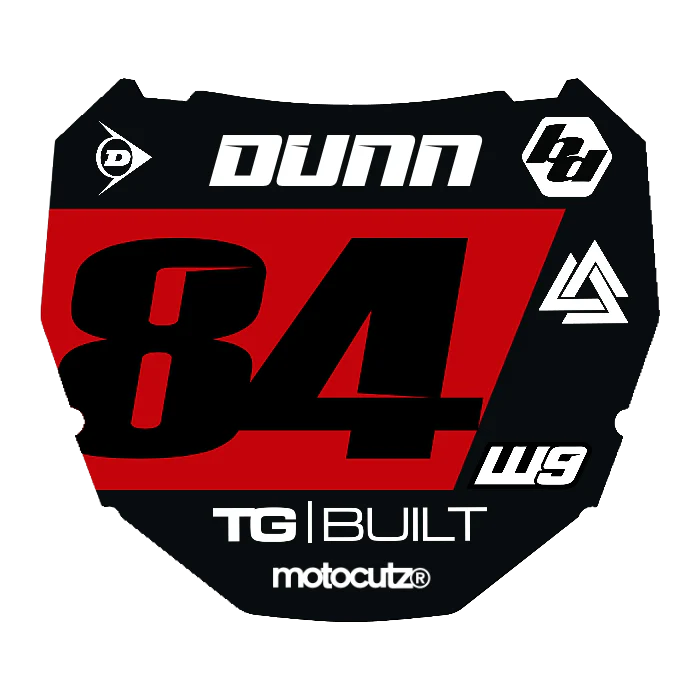 CUSTOM ODI NUMBER PLATE DECAL