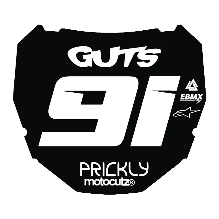 CUSTOM ODI NUMBER PLATE DECAL