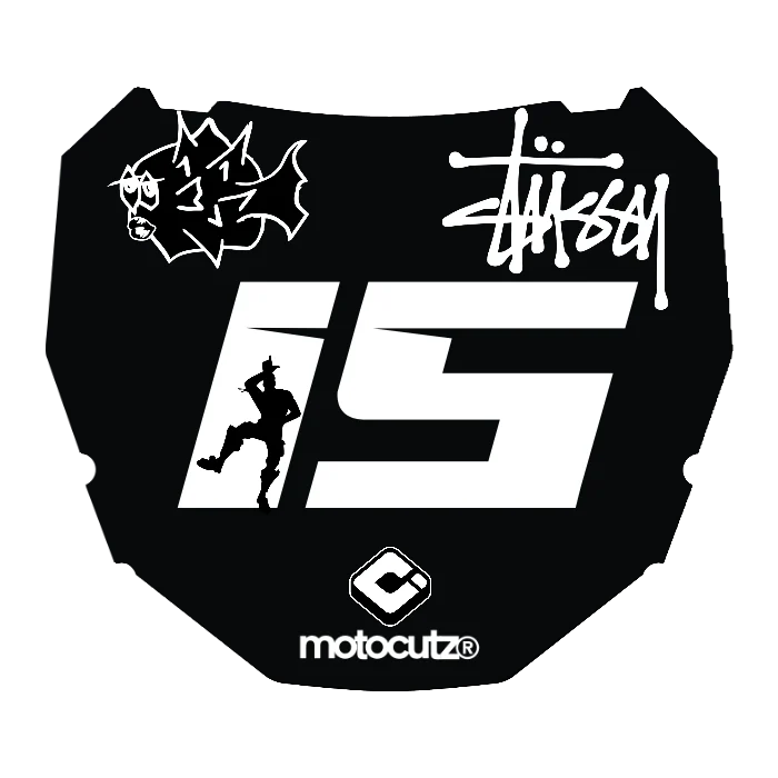 CUSTOM ODI NUMBER PLATE DECAL