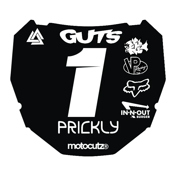 CUSTOM ODI NUMBER PLATE DECAL