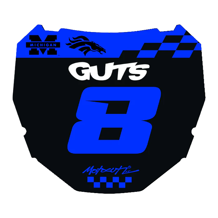 CUSTOM ODI NUMBER PLATE DECAL