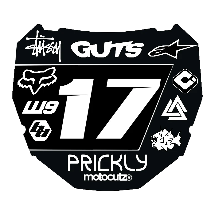 CUSTOM ODI NUMBER PLATE DECAL
