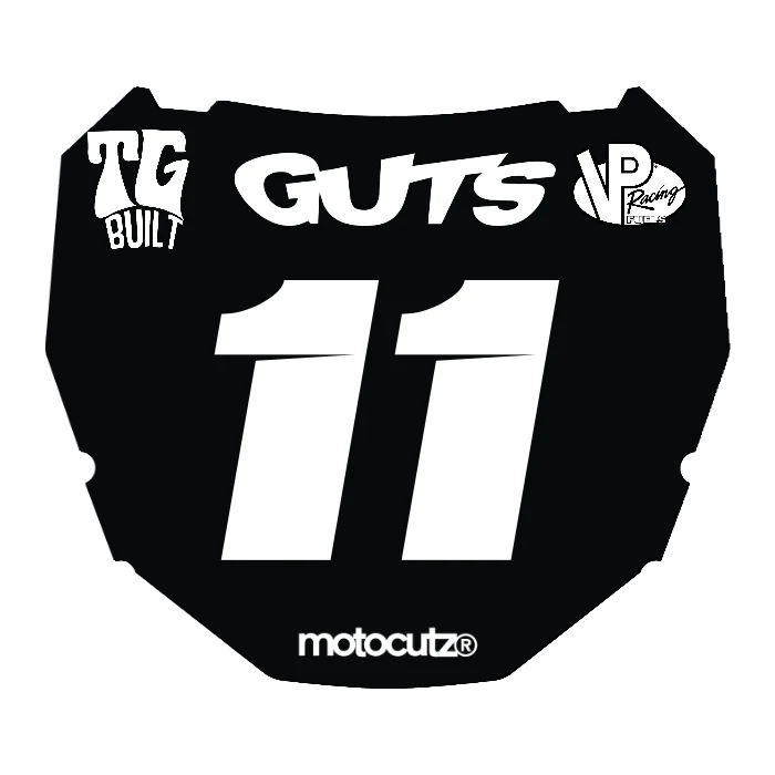 CUSTOM ODI NUMBER PLATE DECAL