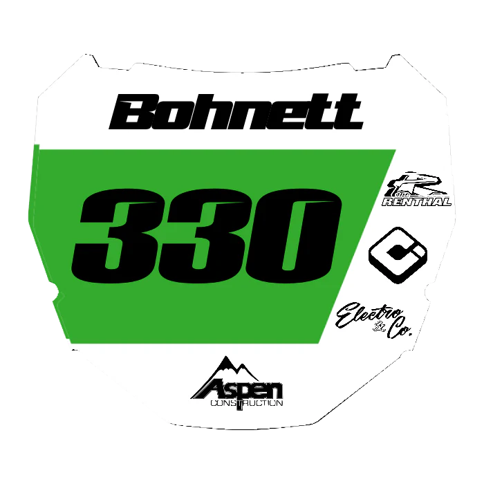 CUSTOM ODI NUMBER PLATE DECAL