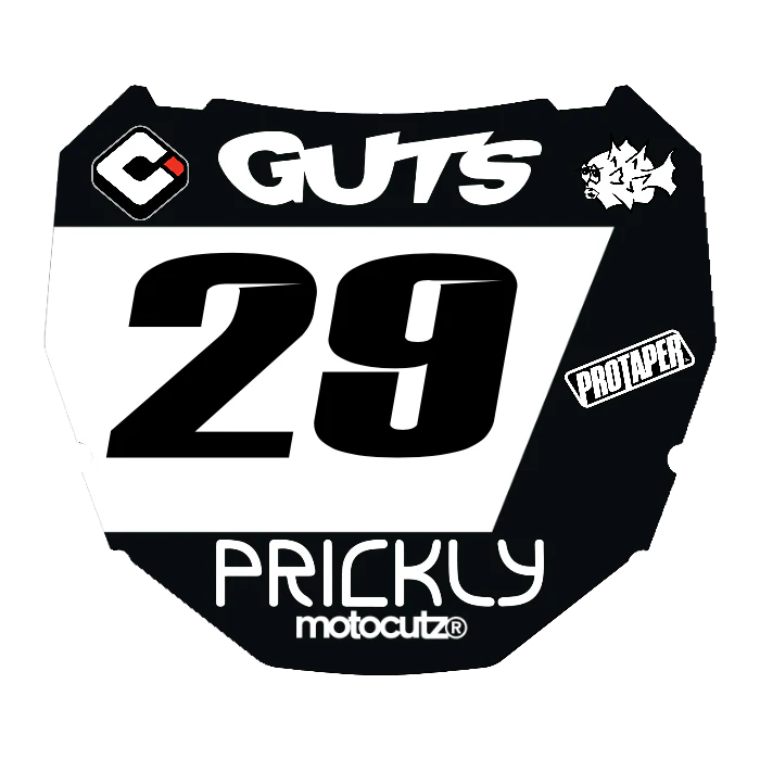 CUSTOM ODI NUMBER PLATE DECAL