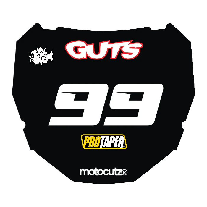 CUSTOM ODI NUMBER PLATE DECAL