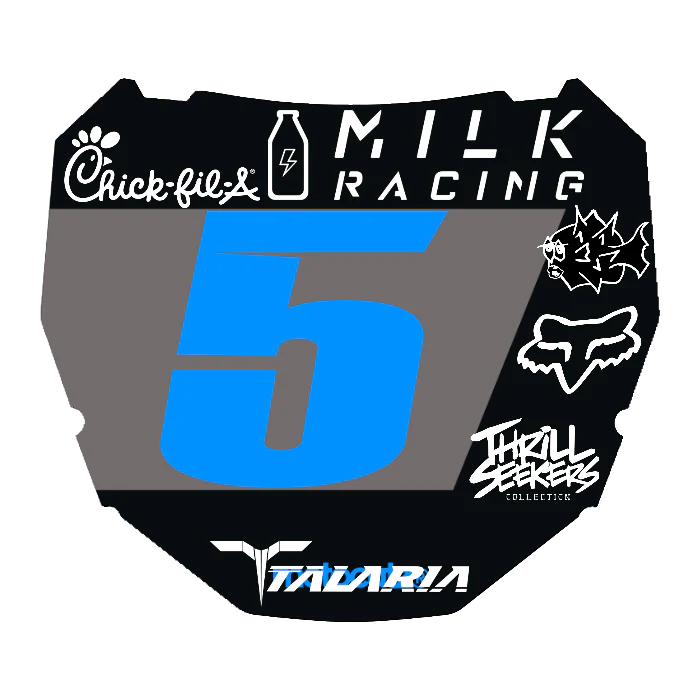CUSTOM ODI NUMBER PLATE DECAL