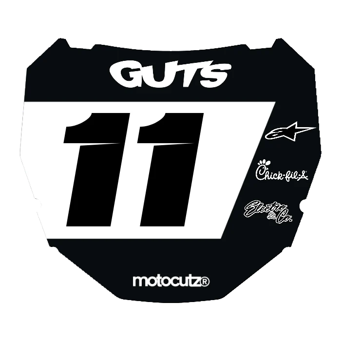 CUSTOM ODI NUMBER PLATE DECAL