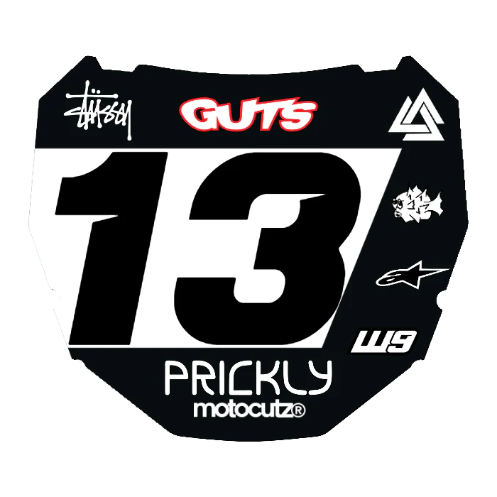 CUSTOM ODI NUMBER PLATE DECAL