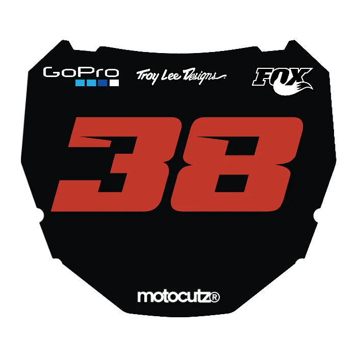 CUSTOM ODI NUMBER PLATE DECAL