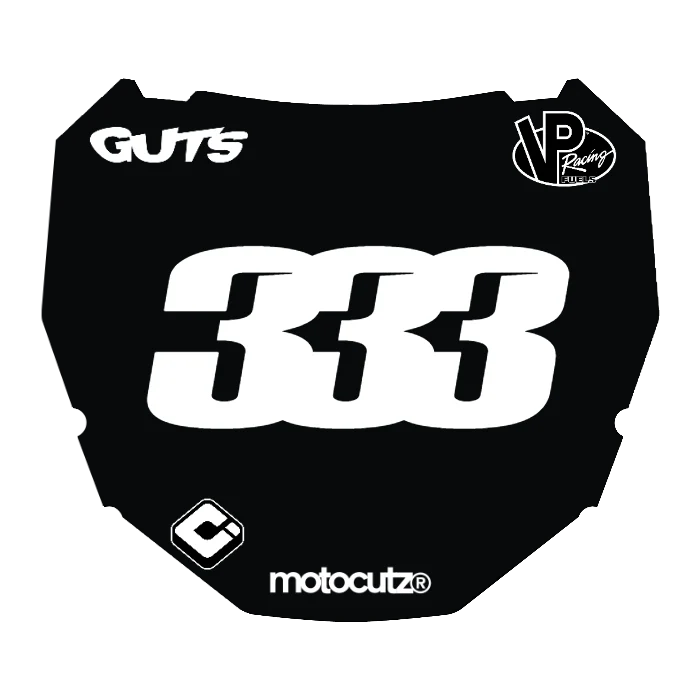 CUSTOM ODI NUMBER PLATE DECAL