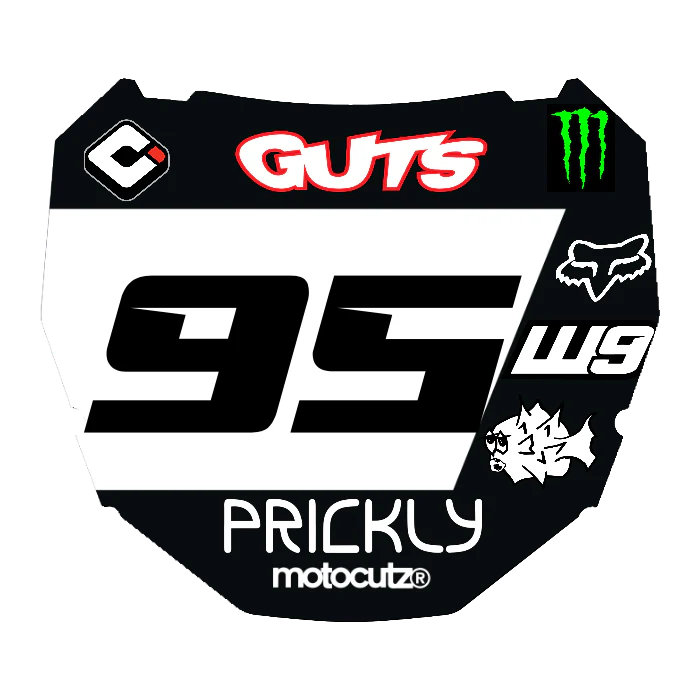 CUSTOM ODI NUMBER PLATE DECAL