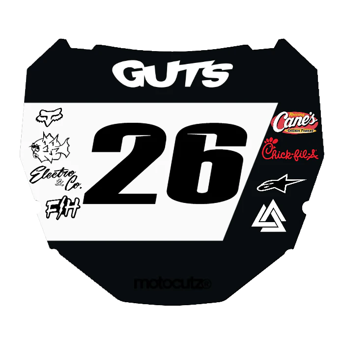 CUSTOM ODI NUMBER PLATE DECAL