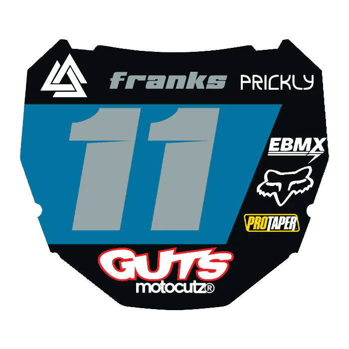 CUSTOM ODI NUMBER PLATE DECAL