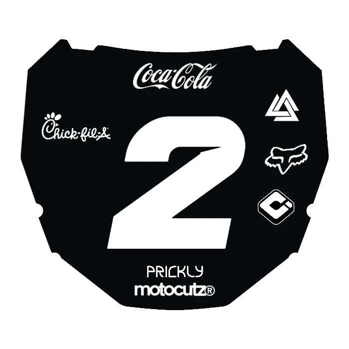 CUSTOM ODI NUMBER PLATE DECAL