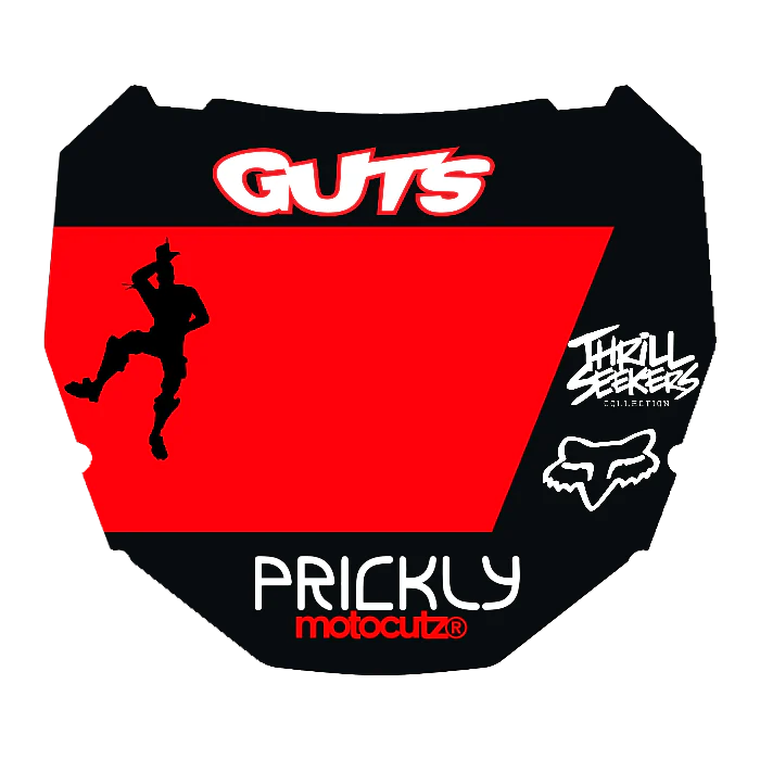 CUSTOM ODI NUMBER PLATE DECAL