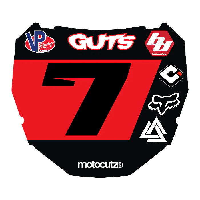 CUSTOM ODI NUMBER PLATE DECAL