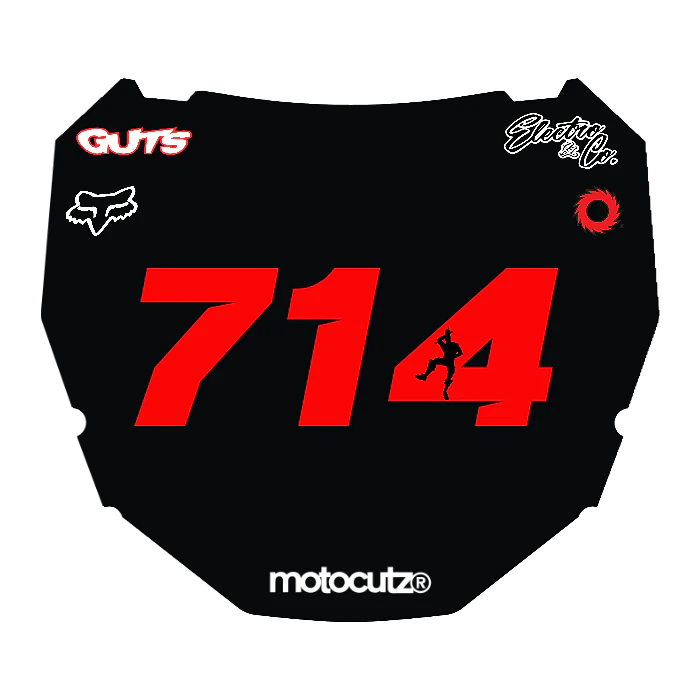 CUSTOM ODI NUMBER PLATE DECAL