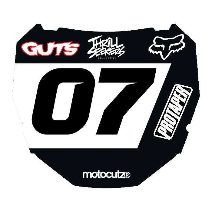 CUSTOM ODI NUMBER PLATE DECAL