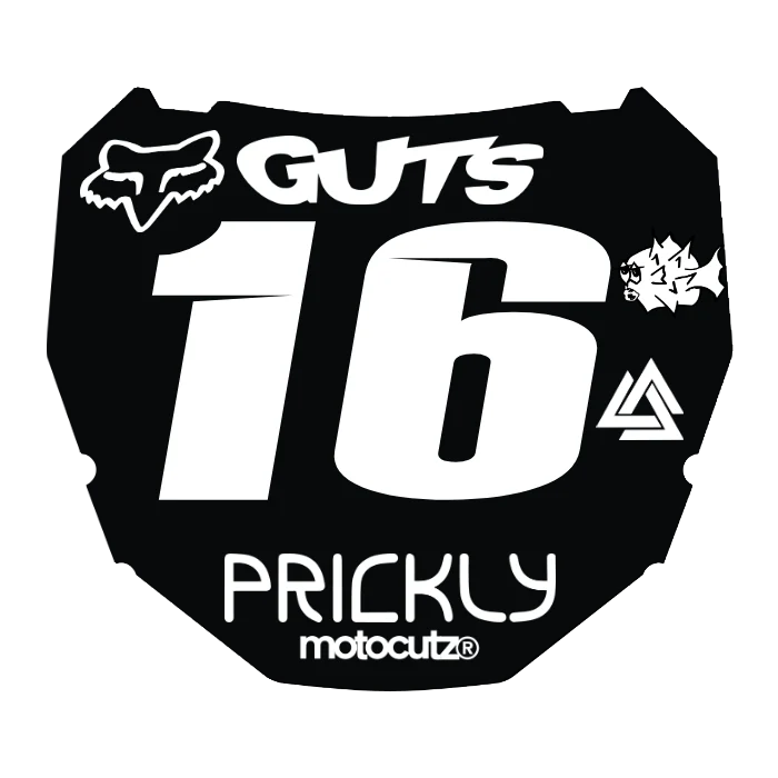 CUSTOM ODI NUMBER PLATE DECAL