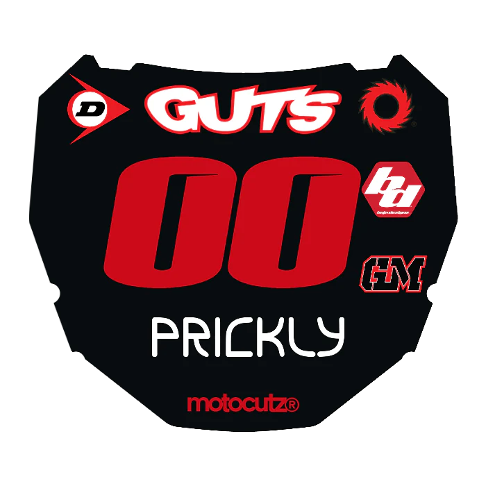 CUSTOM ODI NUMBER PLATE DECAL