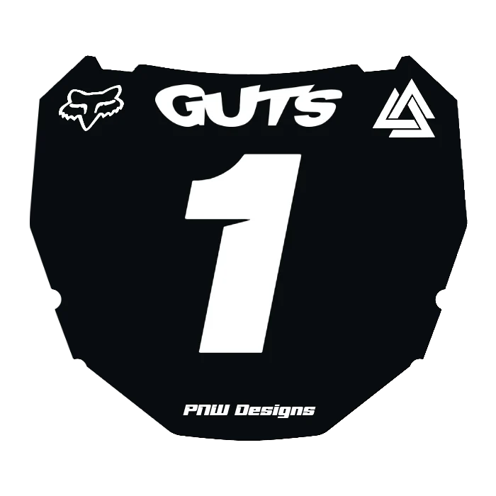 CUSTOM ODI NUMBER PLATE DECAL