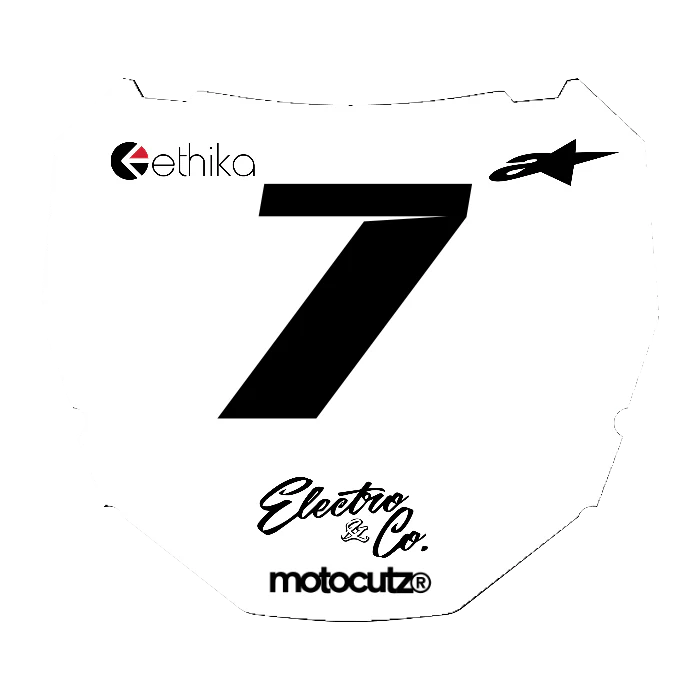 CUSTOM ODI NUMBER PLATE DECAL
