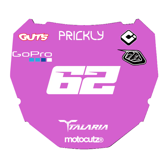 CUSTOM ODI NUMBER PLATE DECAL