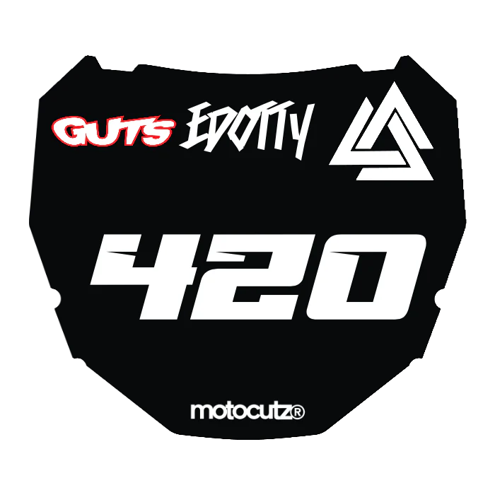 CUSTOM ODI NUMBER PLATE DECAL