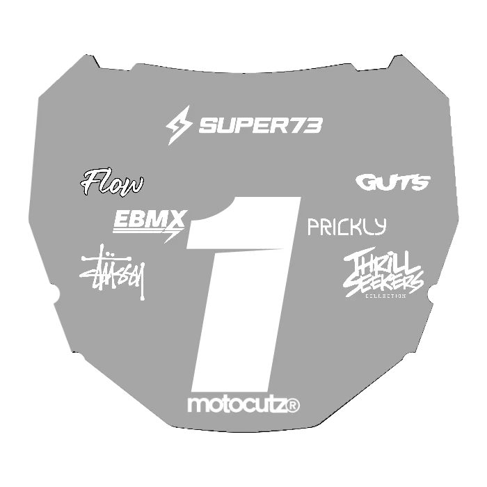 CUSTOM ODI NUMBER PLATE DECAL