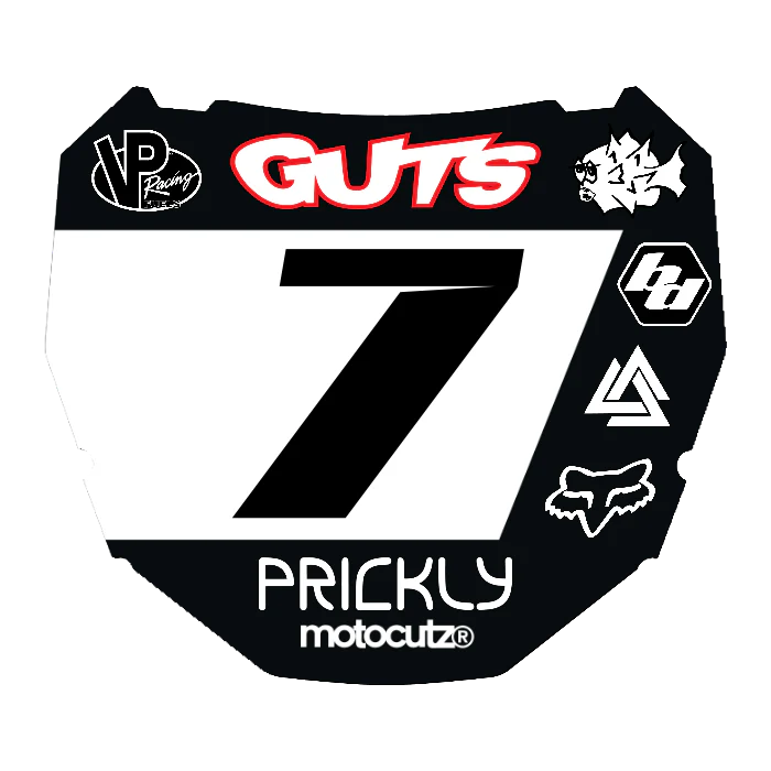 CUSTOM ODI NUMBER PLATE DECAL