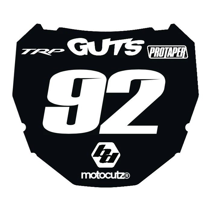 CUSTOM ODI NUMBER PLATE DECAL