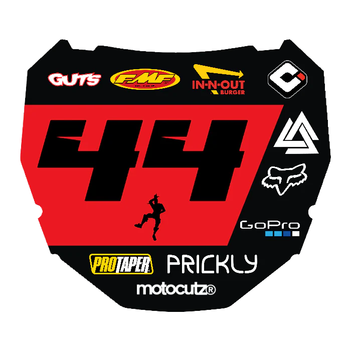CUSTOM ODI NUMBER PLATE DECAL