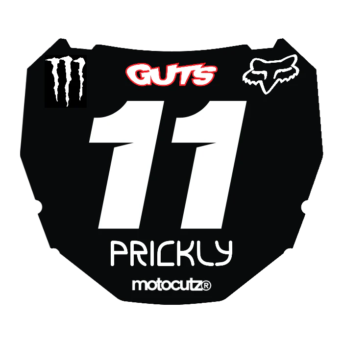 CUSTOM ODI NUMBER PLATE DECAL