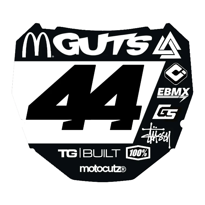 CUSTOM ODI NUMBER PLATE DECAL