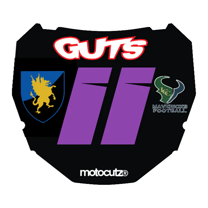 CUSTOM ODI NUMBER PLATE DECAL